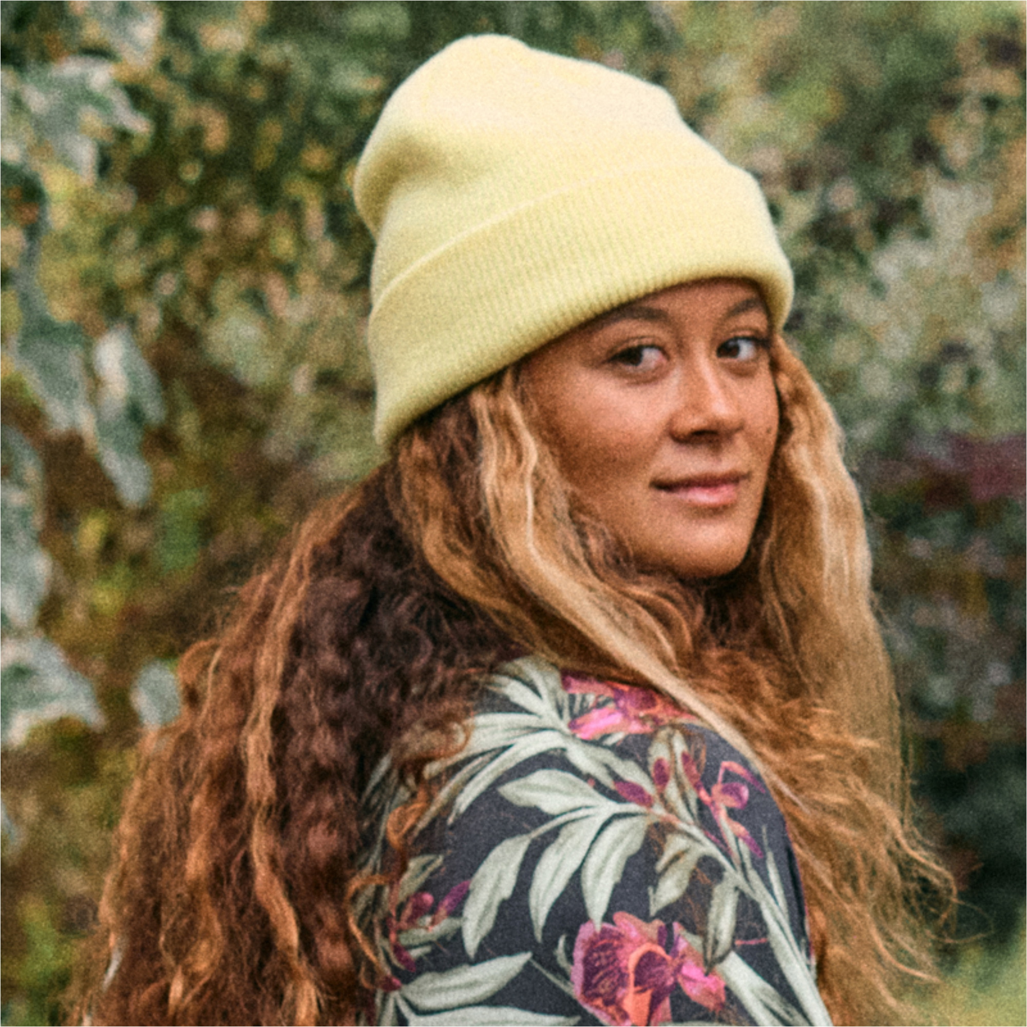 2025 Roxy Womens Folker Beanie ERJHA04414 - Yellow Pear